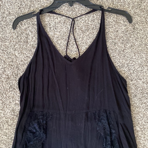 Free People size Large Black Lace Slip Dress - Picture 4 of 4